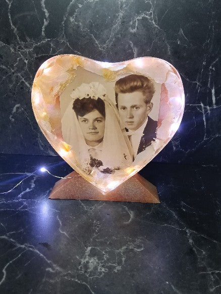 Erinnerungsherz mit Sockel