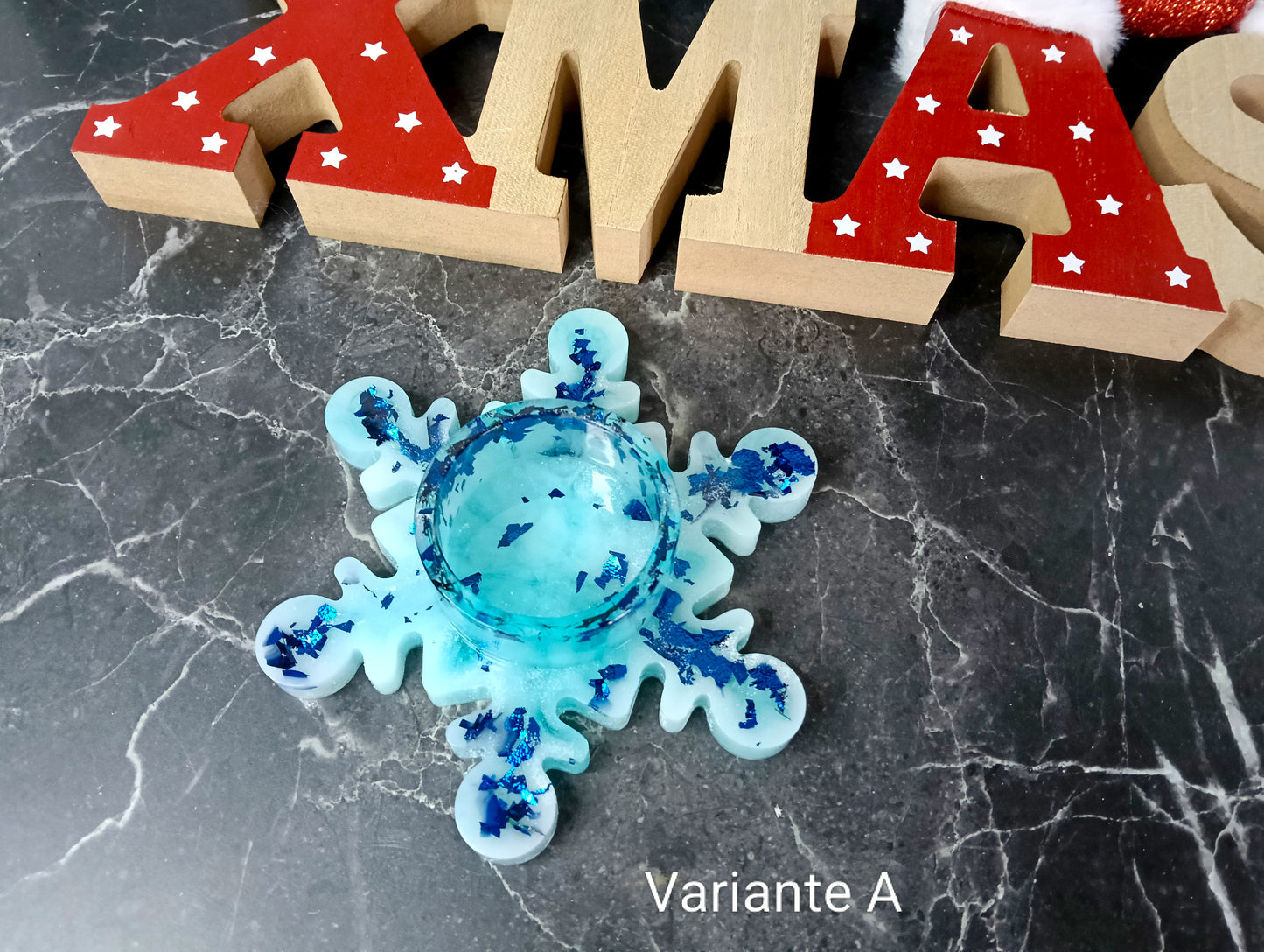 Teelichthalter "Schneeflocke"