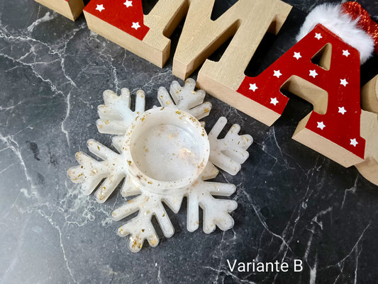 Teelichthalter "Schneeflocke"